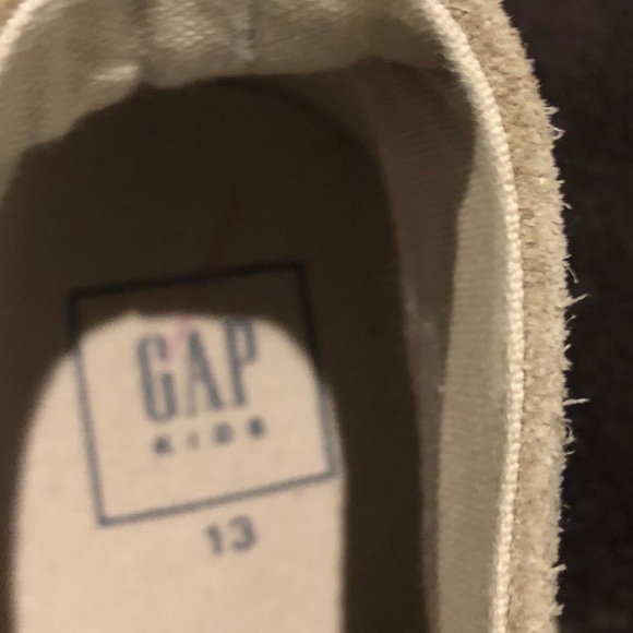 GAP Khaki suede hush puppy-like shoes, 13 - Picture 4 of 4